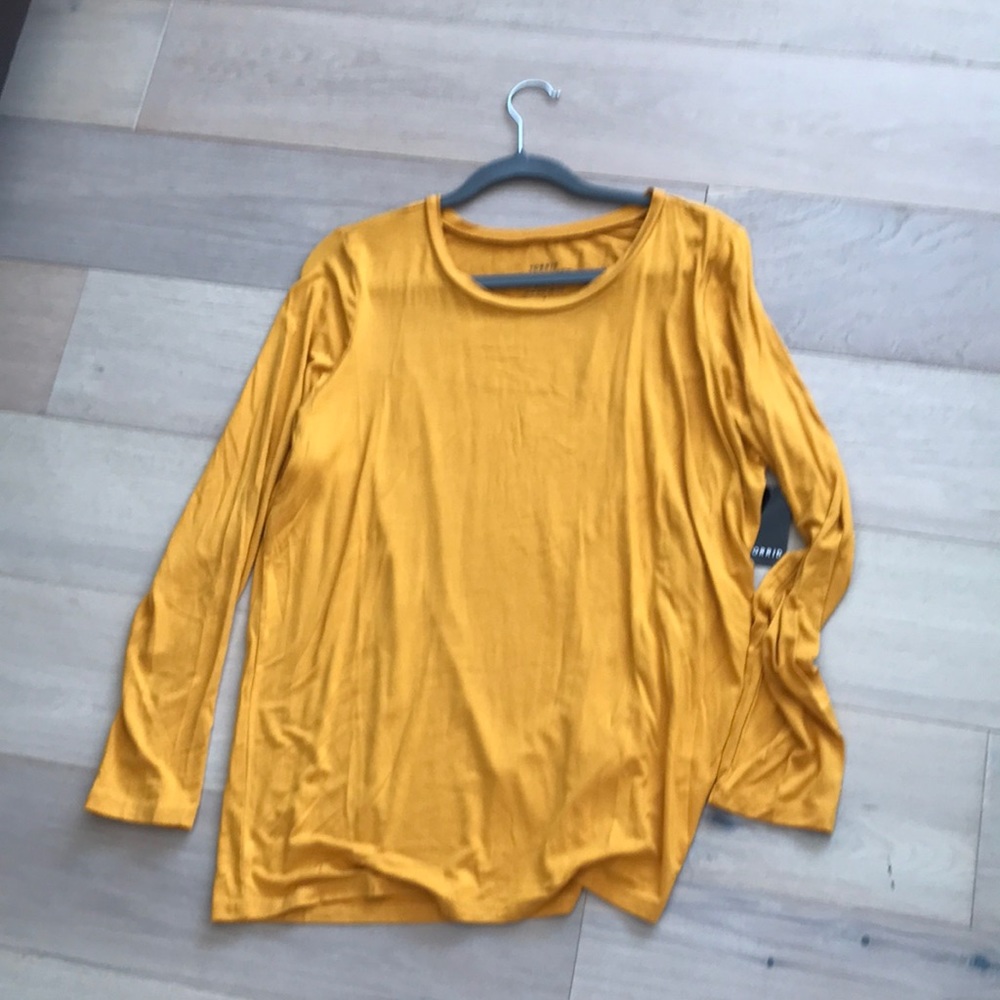 yellow soft knit torrid long sleeve